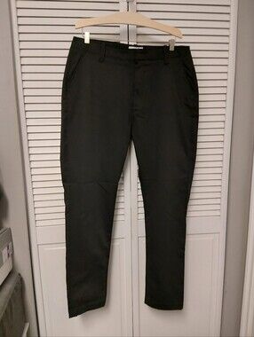 Du/er Black Dress Pants - Tailored Everyday Wear